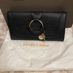 See By Chloe Black Wallet